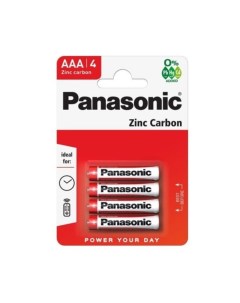 Батарейка R03 AAA BL4 Zinc Carbon 1 5V 4 48 240 Panasonic