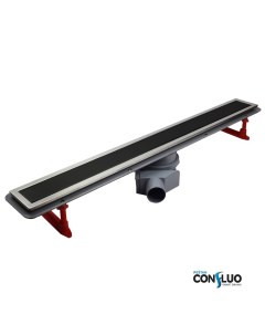Душевой лоток Confluo Premium Black Glass Line 650 Pestan