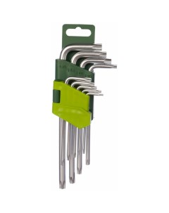 Набор ключей TORX 9 шт с отверстием ДТ 40 563591 Дело техники