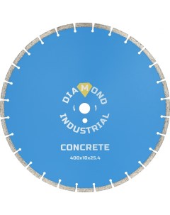 Диск алмазный сегментный по бетону 400х25 4 мм DIDC400 Diamond industrial