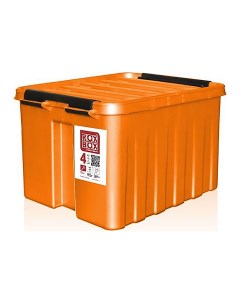 Контейнер с крышкой 4 5 л оранжевый 004 00 12 Rox box