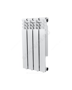 Алюминиевый радиатор Delta Plus 500 4 секции белый 117 5943 Ogint