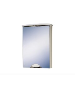 Шкаф зеркальный Аврора 50 с подсветкой ЕА 04 50 00 L Акваль