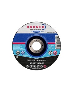 Отрезной диск по нержавейке Superior AS60T INOX 125x1x22 23 1121240100 Dronco