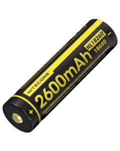 Аккумуляторная батарея NL1826R 18650 USB 2600 mAh Nitecore