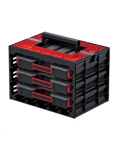 Ящик для инстр TAGER CASE черный красный KTC40306S S411 Kistenberg