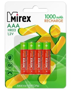 Аккумуляторная батарея HR03 10 E4 4 шт Mirex