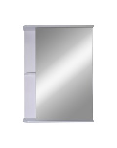 Зеркальный шкаф Вога 500х800 мм белый Континент