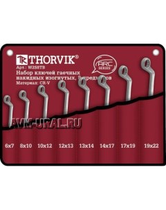 Набор ключей накидных 8 пр 6 22 мм сумка серии ARC 1шт Thorvik