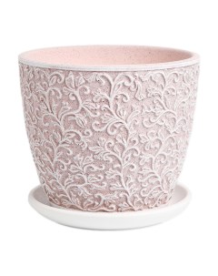 Цветочный горшок Орнамент КБ Б2 156 09 розовый Miss pots