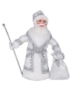 Новогодняя фигурка Дед мороз серебряный 140 316 1 шт Lefard