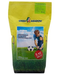 Семена газона Спортивный газон для профессионалов 5 кг Green meadow