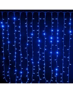Световой занавес 160 LED 1 5x1 5 м синий Ripoma