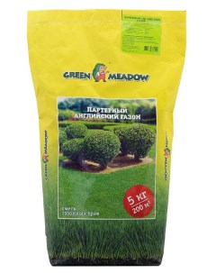 Семена газона Партерный английский газон 5 кг Green meadow
