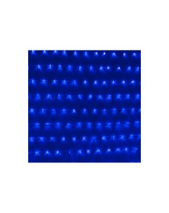Гирлянда светодиодная Cетка ML 144B 1 5 1 5м 144 LED синий шнур 1 5м Funray