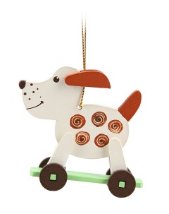 Елочная игрушка собака T04151 WS C2DF_Dog_Po_1013_BrS 1 шт разноцветная Wood-souvenirs