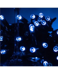 Световая гирлянда новогодняя нить BVA098 132765 10 м синий Activ