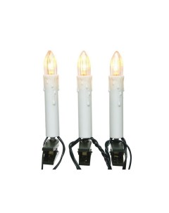 Световая гирлянда новогодняя Свечи на клипсах 165409 6 м белый теплый Kaemingk