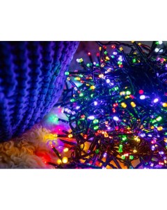 Световая гирлянда новогодняя 165507 11 м разноцветный RGB Kaemingk