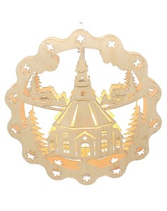 Новогодний светильник Храм на рождество 5210063 белый теплый Sigro