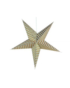 Подвесное украшение Подвесная звезда 156731 68 см голубой золотистый Edelman