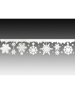 Наклейки для окна Танцующие Снежинки 40 10 см RD 60220 Peha magic