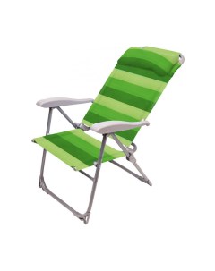 Кресло шезлонг складное h сиденья 38 см зеленое Nika
