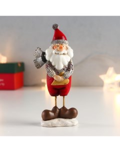 Сувенир полистоун Дед Мороз в свитере 12 5х4 5х5 5 см Nobrand