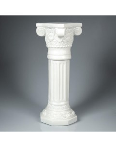 Подставка напольная Колонна Акрополь белая 75 см Nobrand