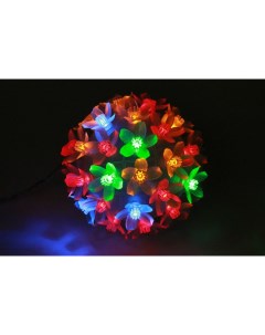 Световая гирлянда новогодняя шар 0 1 м разноцветный Disco