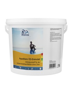 Дезинфицирующее средство для бассейна Аквабланк О2 гранулированный 5 кг Chemoform