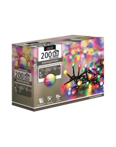 Световая гирлянда новогодняя Фейерверк 23673627 2 м разноцветный RGB Glos