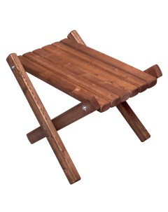 Стол для дачи кофейный Релакс Relax 2 коричневый палисандр 50х30х38 см Gardenroyal