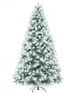 Сосна искусственная Швейцарская снежная KP9621 210 см голубая заснеженная Crystal trees