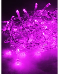 Световая гирлянда новогодняя 6 5 м фиолетовый Космос