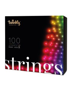Световая гирлянда новогодняя Strings RGB 100 108119 8 м разноцветный RGB Twinkly