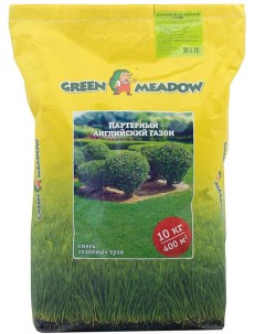 Семена газона Партерный английский газон 10 кг Green meadow