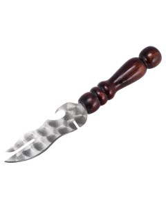 Нож для снятия мяса с шампура с деревянной ручкой Nobrand