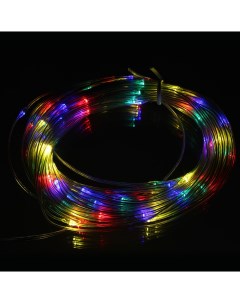 Световая гирлянда новогодняя Роса 10 м разноцветный Disco