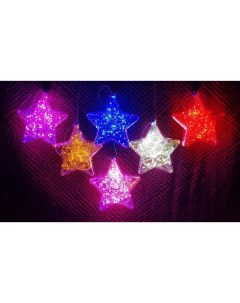 Световая гирлянда новогодняя Роса 10 м разноцветный RGB Disco
