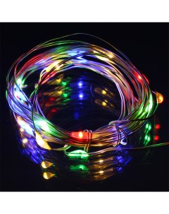 Светодиодная нить Роса 2 м разноцветный RGB Disco