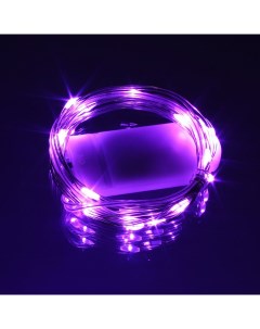 Световая гирлянда новогодняя Роса 2 м фиолетовый Disco
