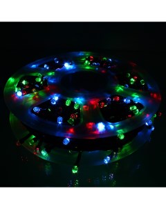 Световая гирлянда новогодняя Рубины 40 м разноцветный RGB Disco