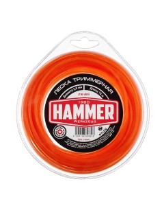 Леска для триммера прямая звезда 2 мм 216 824 15 м Hammer