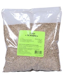 Семена Газон SCANDIC Для создания неприхотливой лужайки 0 9 кг Зеленый ковер