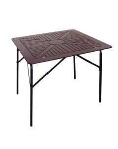 Стол для дачи Бистро brown 95x95x79 см Комплект агро