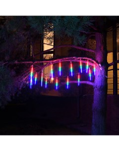 Новогодняя светодиодная гирлянда уличная Тающие Сосульки 2 4 м цветная Baziator