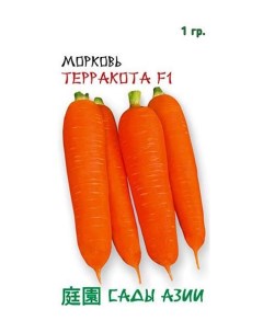 Семена морковь Теракотта F1 202264 1 уп Сады азии