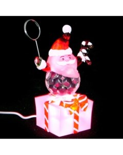 Новогодний светильник NY6001М Дед Мороз держатель для фото и визиток питание от USB Orient
