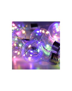 Световая гирлянда новогодняя Ретро лампы VGS_55133 1 8 м разноцветный RGB Vegas